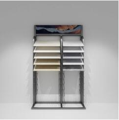 Requisiti di aspetto per rack di display in piastrelle di pietra